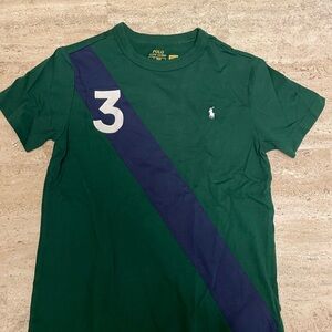 Polo by Ralph Lauren Cotton Jersey Tee with Navy Stripe